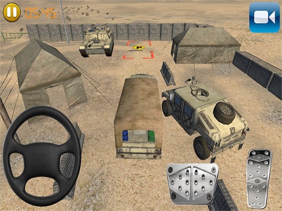 Army Trucks Emergency Parking : Battle-Ground  Rumble. Play Real Redline Game screenshot