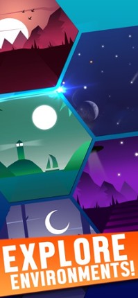 Ball Race on Color Road screenshot