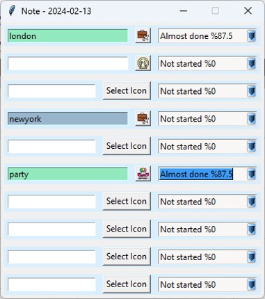 Calendar Notess screenshot