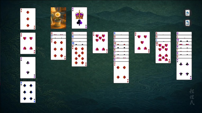Deck-A-Doodle Solitaire Image