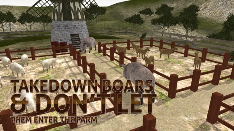 Farm Boar Hunter Simulator – Cattle guard & sniper shooting simulation game screenshot