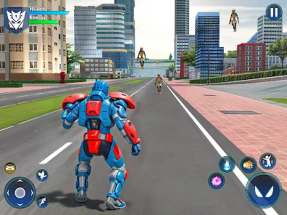 Flying Robot Car Transform Image