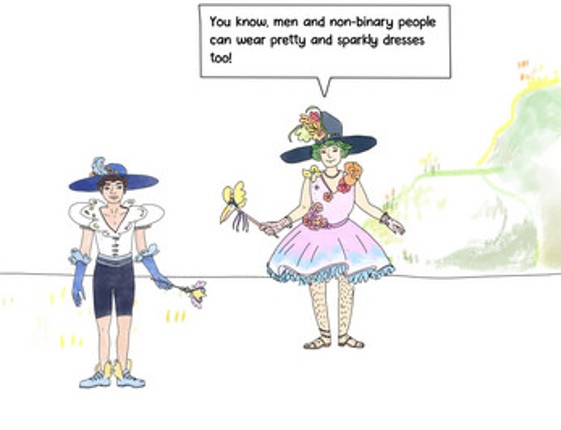 Magical Enby against transphobia screenshot