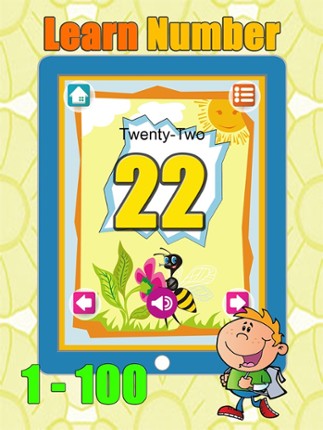 Number And Counting From 1 To 100 For Preschoolers screenshot