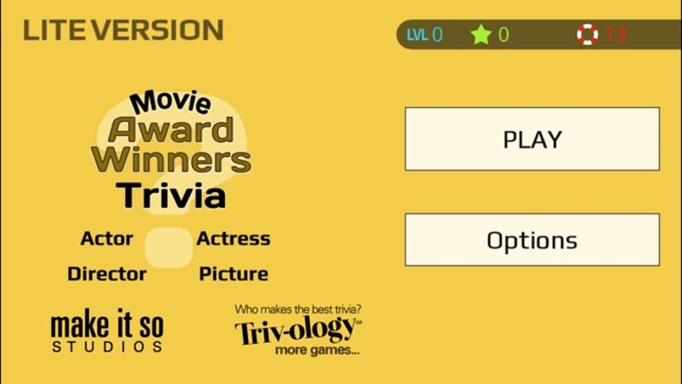 Oscar Winners Trivia screenshot