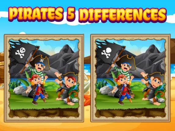 Pirates 5 Differences Image