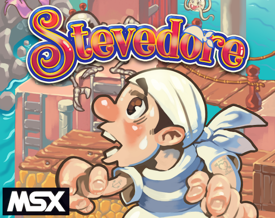 Stevedore (MSX, 2020) Game Cover