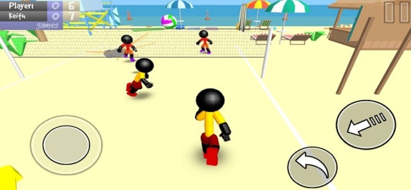 Stickman Beach Volleyball screenshot