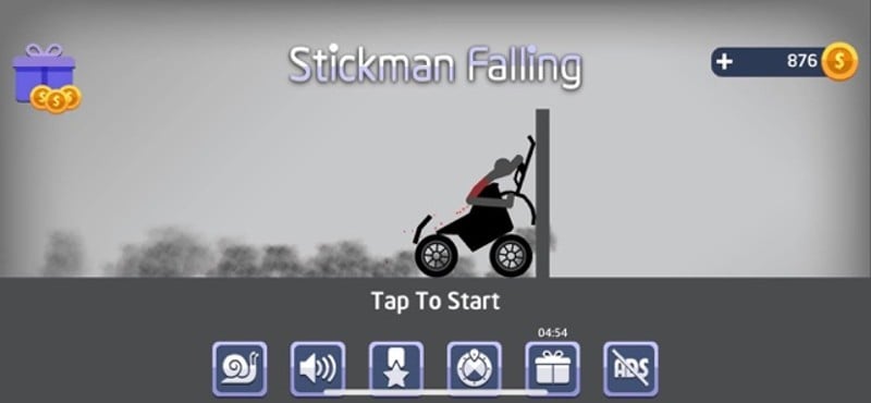 Stickman falling screenshot