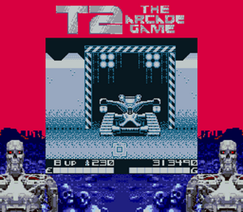 T2: The Arcade Game (ターミネーター2) SGB Enhanced (Super Game Boy) Image