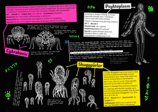 The Psyber Devangelist and Other Psi-Sci-Fi | for MÖRK BORG Image