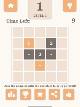Zerominator - Math Puzzle screenshot