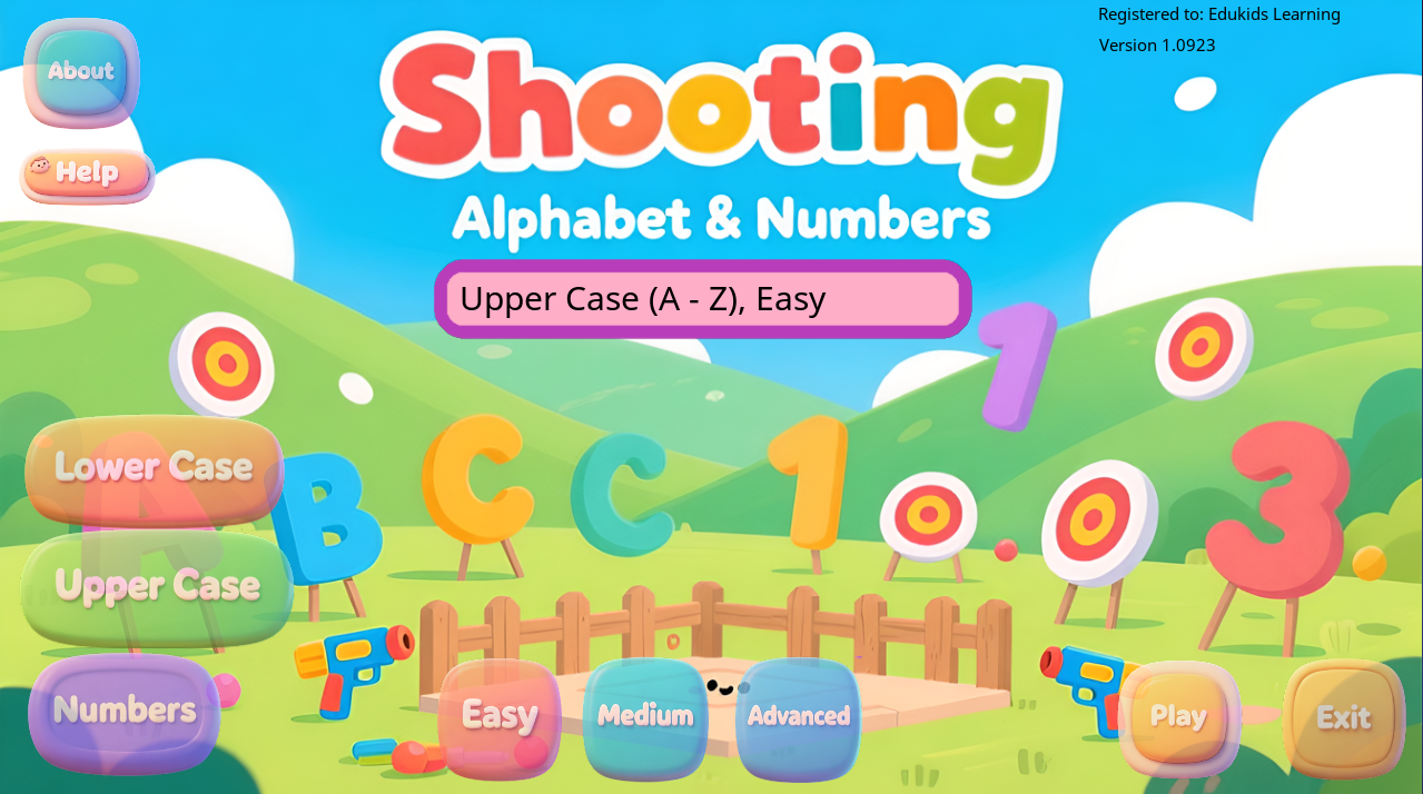 Games like ABC & Numbers Shooting