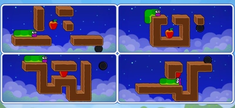 Apple Worm: Logic Puzzle screenshot