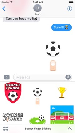 Bounce Finger Soccer screenshot