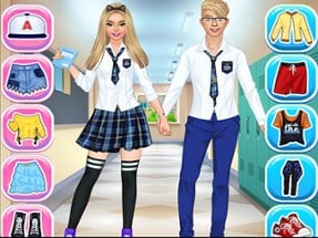 College Girl & Boy Makeover Image