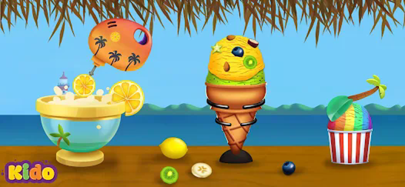 Ice Cream Making Game For Kids screenshot