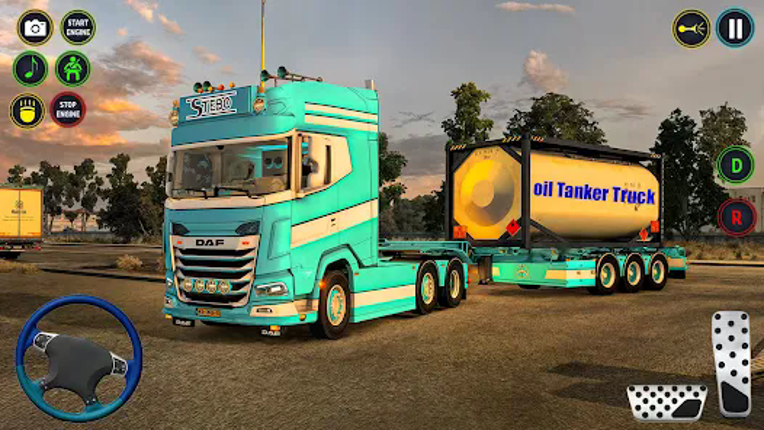 Oil Tanker Transport Game 3D Image