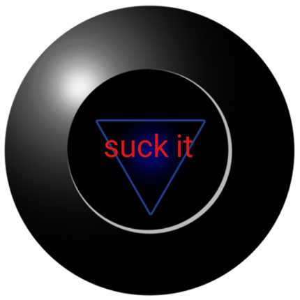 Cussing 8 ball Image