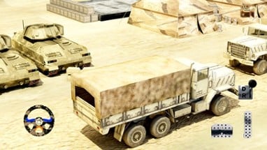 Military Truck Driver 3d Image