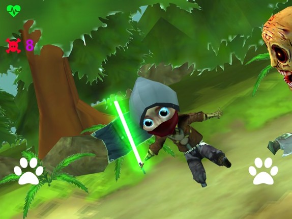Ninja Fight With Zombies Image