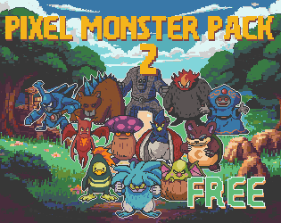 Games like Retro Pixel Monster Asset Pack 2 Free