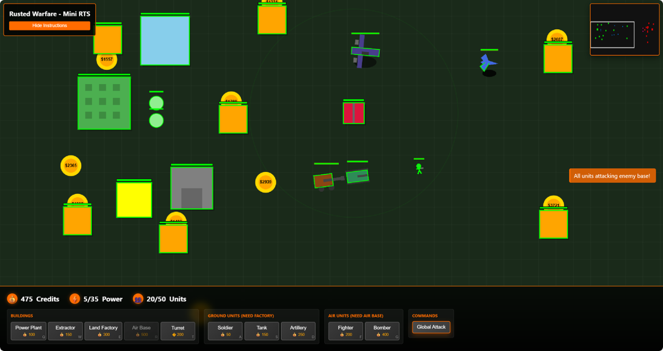 Games like Rusted War Mini RTS