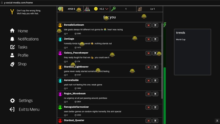 Y: Solo Mod Simulator Image