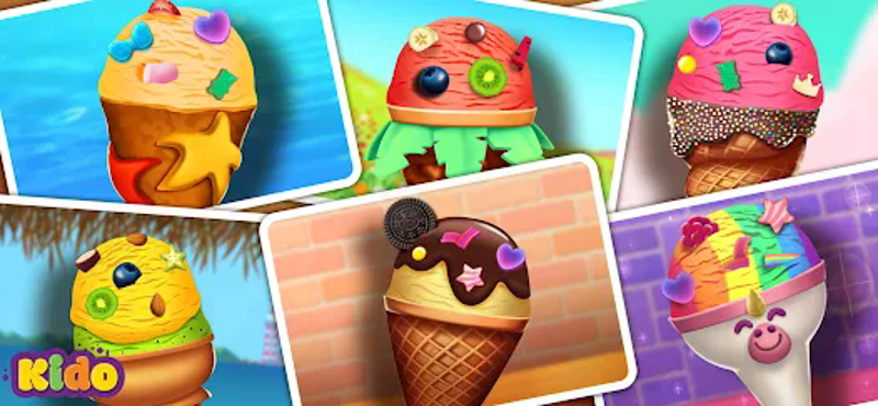 Ice Cream Making Game For Kids screenshot