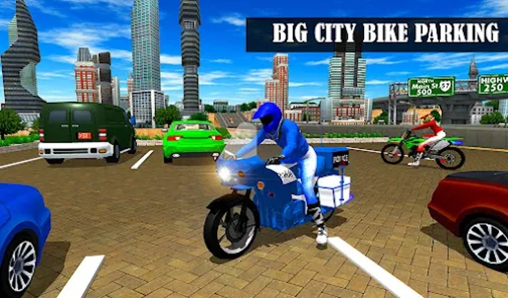 Bike Parking Moto Driving Game screenshot