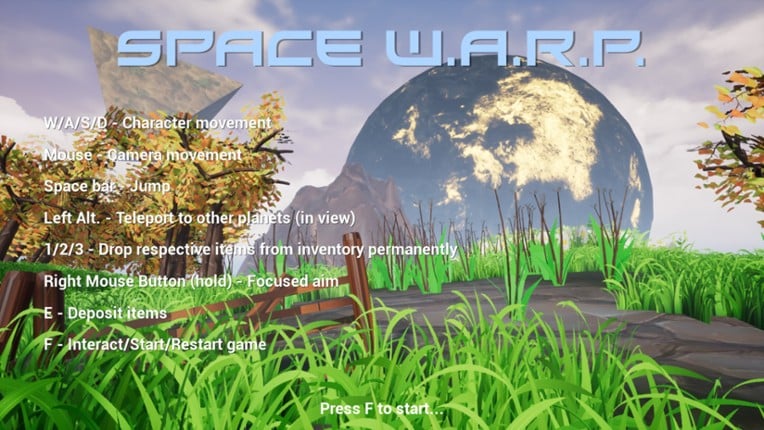 Space W.A.R.P. Game Cover