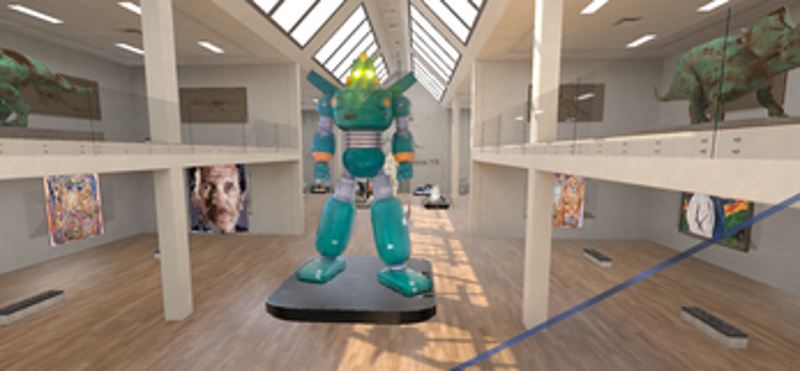 Demo for Art Gallery Museum VR Using 3DGS screenshot