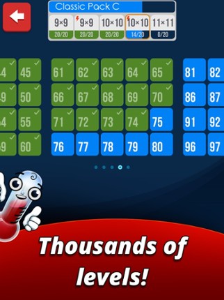 Grids of Thermometers screenshot