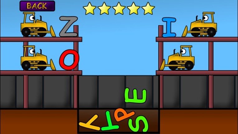 Kids Trucks: Alphabet Letter Identification Games screenshot