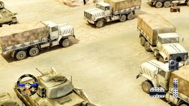 Military Truck Driver 3d Image