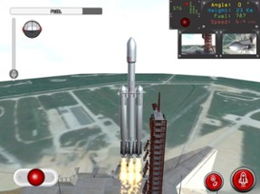 Space Rocket Launch &amp; Landing Image