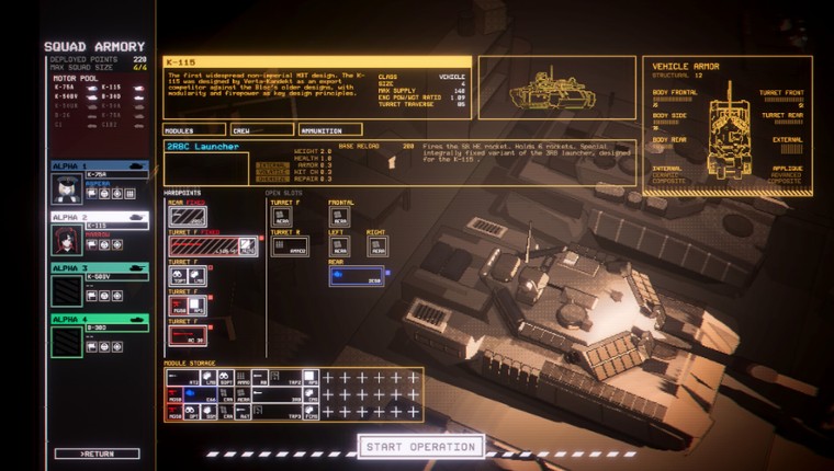 Armaphract screenshot