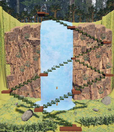 Broken Stairs Image