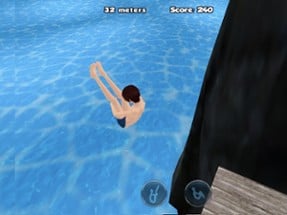 Cliff Diving 3D Image