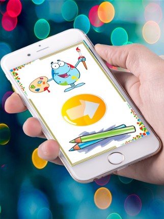 Color mixing learning games for kids ages 8 and 9 screenshot