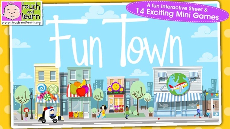 Fun Town for Kids Free - Creative Play by Touch &amp; Learn screenshot