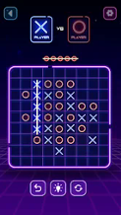 Tic Tac Toe Glow: 2 Player XO Image