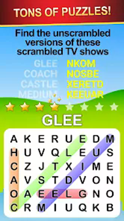 Word Search World Hollywood screenshot