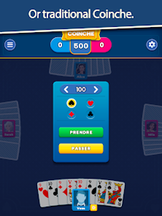 Belote & Coinche Classic screenshot