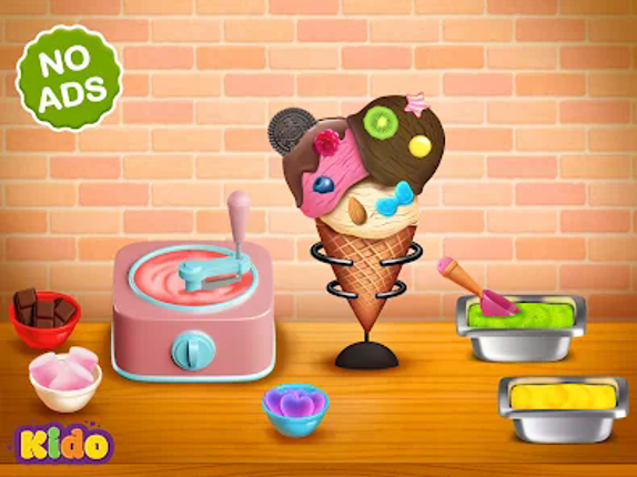 Ice Cream Making Game For Kids screenshot