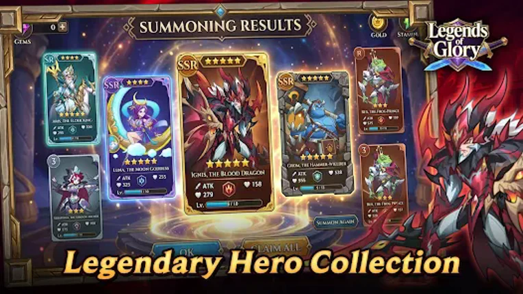 Legends of Glory: Idle Arena Image