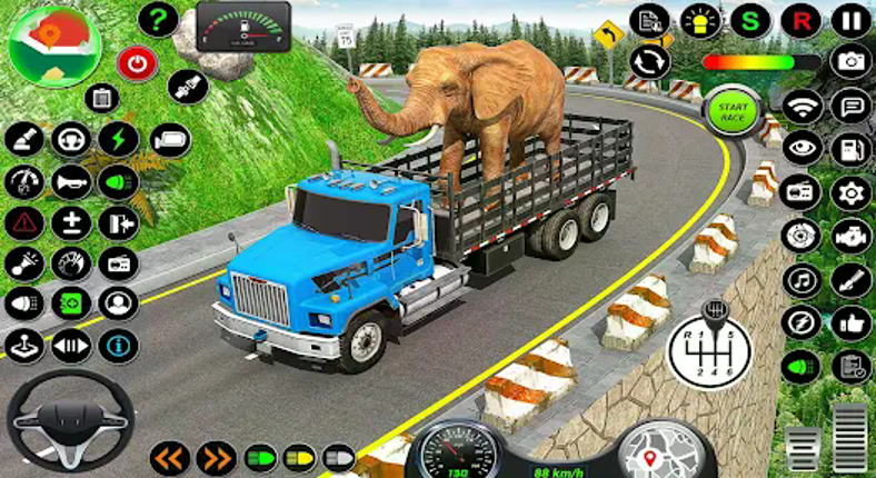 Animal Transports Truck Games screenshot