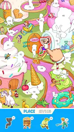 Sticker Puzzle: Colorful Book screenshot