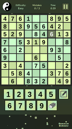 Shaolin Sudoku screenshot