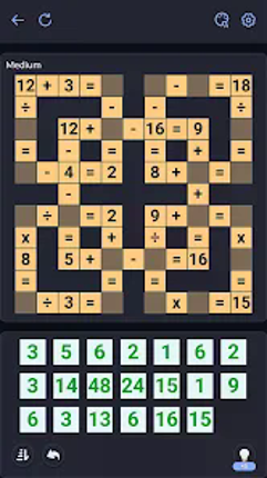 Crossmath - Math Puzzle Games screenshot